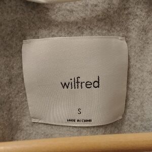 Wilfred Cocoon Light Gray Wool Jacket
